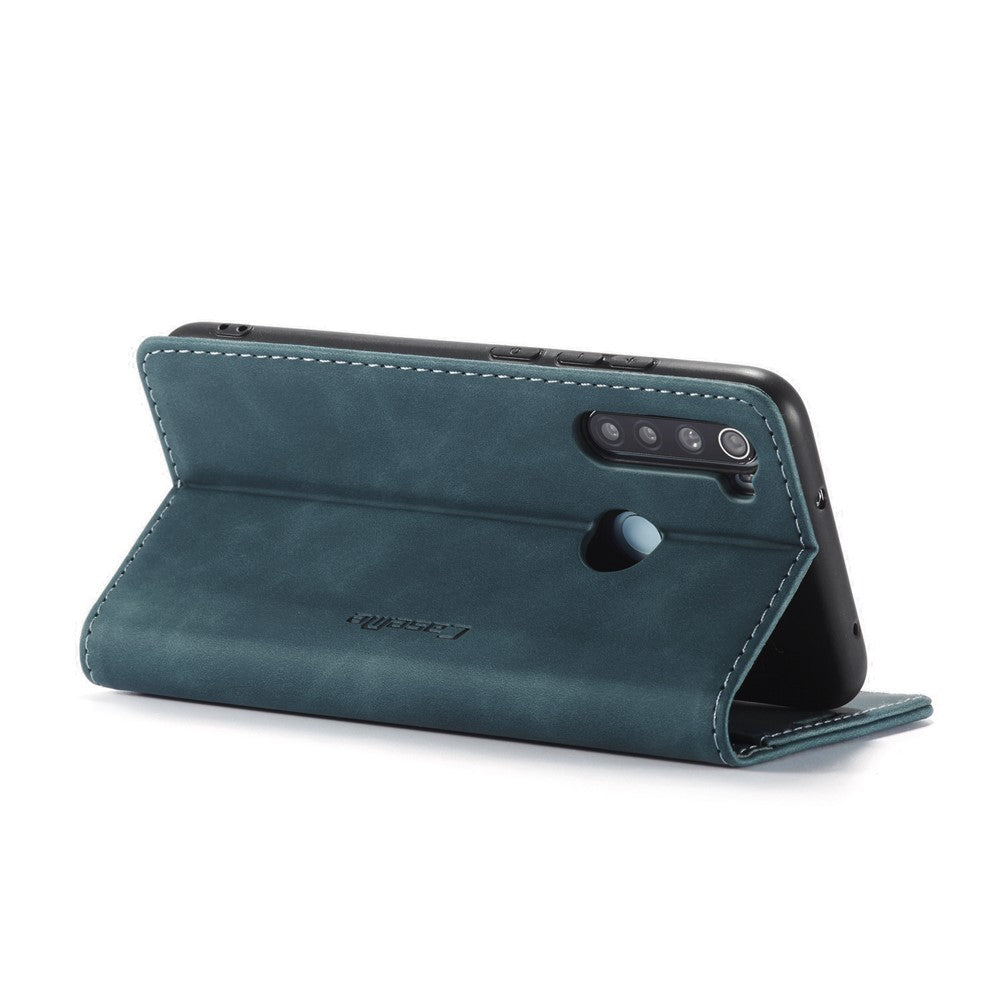 CASEME 013 Series Auto-absorbed Leather Wallet Stand Phone Covering Case for Xiaomi Redmi Note 8