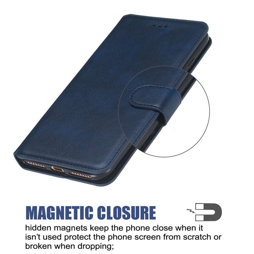 For Xiaomi Redmi Note 8 Pro Solid Color Wallet Magnetic Leather Cover