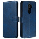 For Xiaomi Redmi Note 8 Pro Solid Color Wallet Magnetic Leather Cover
