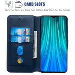 For Xiaomi Redmi Note 8 Pro Solid Color Wallet Magnetic Leather Cover