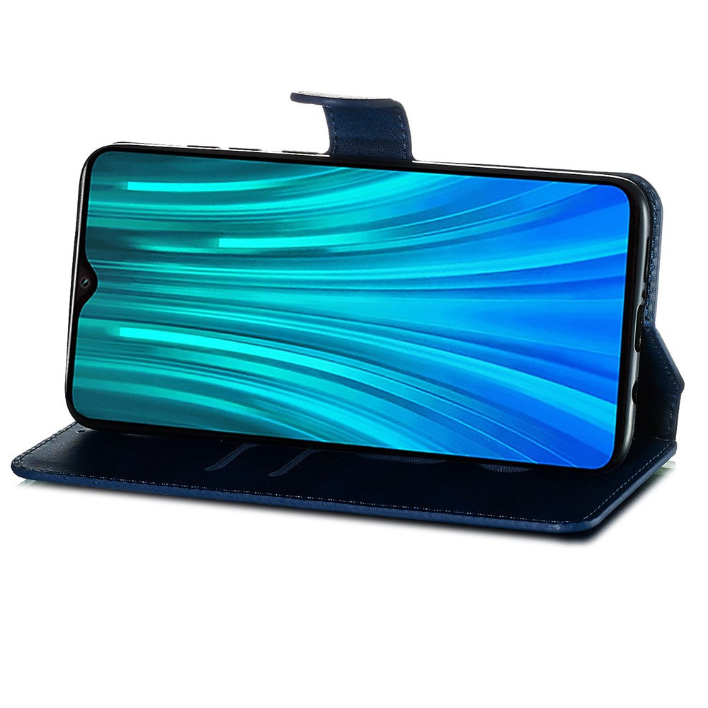 For Xiaomi Redmi Note 8 Pro Solid Color Wallet Magnetic Leather Cover