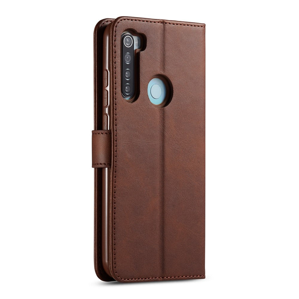 LC.IMEEKE Leather Wallet Case for Xiaomi Redmi Note 8T