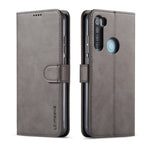 LC.IMEEKE Leather Wallet Case for Xiaomi Redmi Note 8T