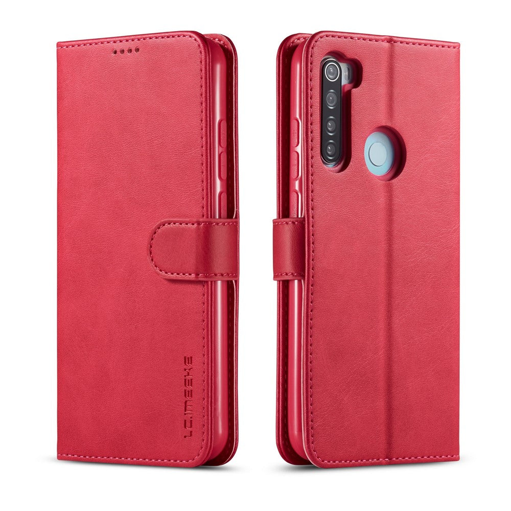 LC.IMEEKE Leather Wallet Case for Xiaomi Redmi Note 8T