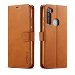 LC.IMEEKE Leather Wallet Case for Xiaomi Redmi Note 8T