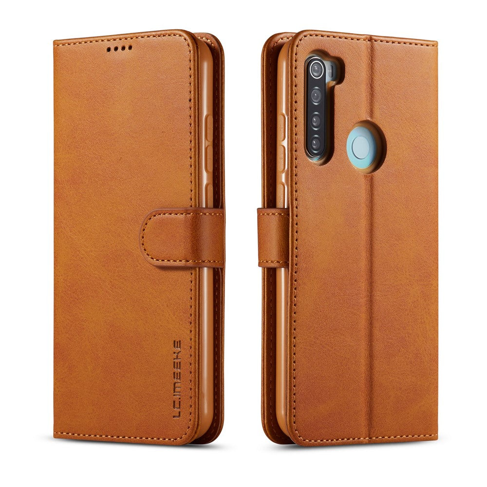LC.IMEEKE Leather Wallet Case for Xiaomi Redmi Note 8T