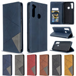 Geometric Pattern Stand Leather Card Holder Case for Xiaomi Redmi Note 8T