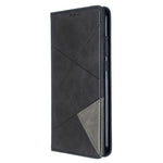 Geometric Pattern Stand Leather Card Holder Case for Xiaomi Redmi Note 8T