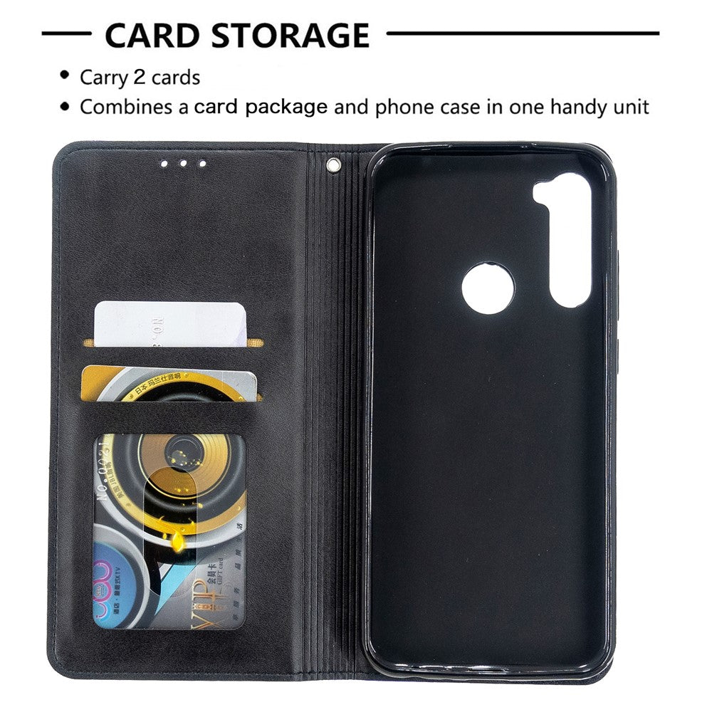 Geometric Pattern Stand Leather Card Holder Case for Xiaomi Redmi Note 8T