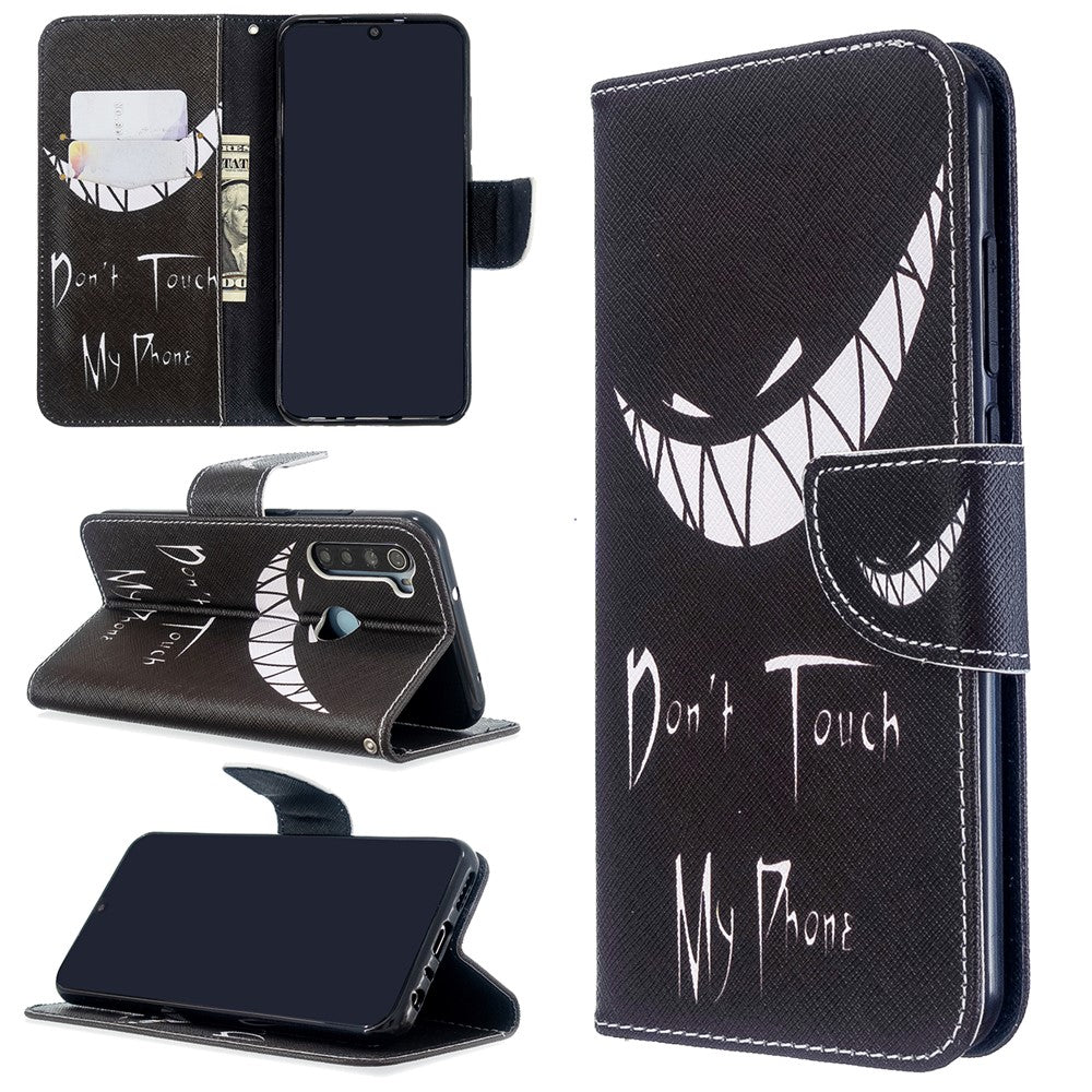 Pattern Printing Leather Wallet Case for Xiaomi Redmi Note 8T