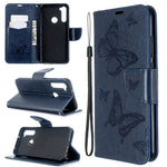Imprint Butterfly Wallet Leather Stand Case for Xiaomi Redmi Note 8T