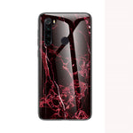 Marble Texture Tempered Glass + PC + TPU Phone Case for Xiaomi Redmi Note 8T