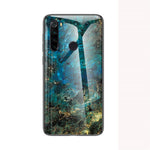 Marble Texture Tempered Glass + PC + TPU Phone Case for Xiaomi Redmi Note 8T