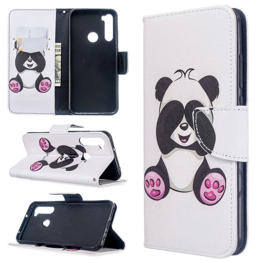 Pattern Printing Wallet Leather Flip Phone Cover for Xiaomi Redmi Note 8T