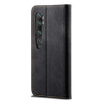 Retro Style Jeans Cloth Leather Wallet Case for Xiaomi Mi CC9 Pro / Mi Note 10 / Mi Note 10 Pro