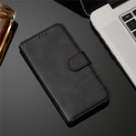 Solid Color Flip Leather Wallet Phone Casing for Xiaomi Redmi Note 8T