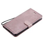 For Xiaomi Mi CC9 Pro / Mi Note 10 / Mi Note 10 Pro Case Solid Color Leather Mobile Cover Wallet Stand with Strap