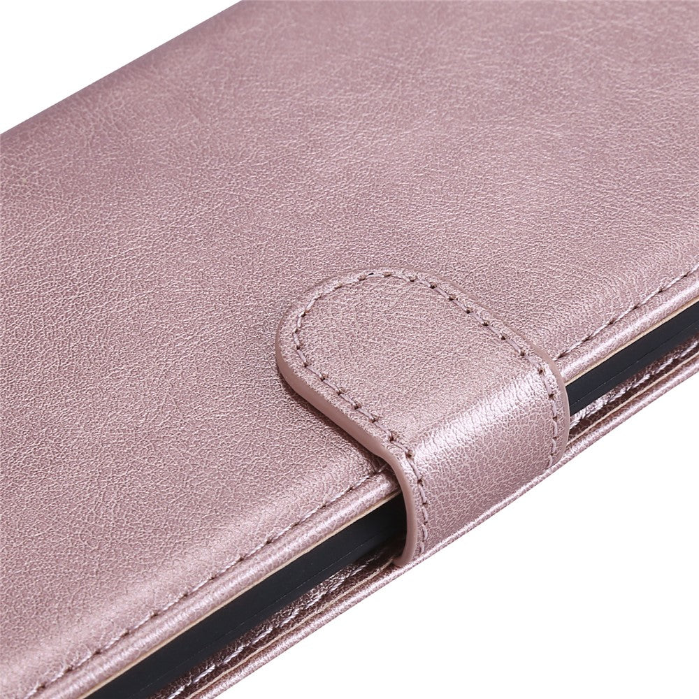 For Xiaomi Mi CC9 Pro / Mi Note 10 / Mi Note 10 Pro Case Solid Color Leather Mobile Cover Wallet Stand with Strap