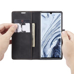 CASEME 013 Series Auto-absorbed Leather Wallet Case for Xiaomi Mi CC9 Pro/Mi Note 10 Pro/Mi Note 10