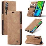 CASEME 013 Series Auto-absorbed Leather Wallet Case for Xiaomi Mi CC9 Pro/Mi Note 10 Pro/Mi Note 10