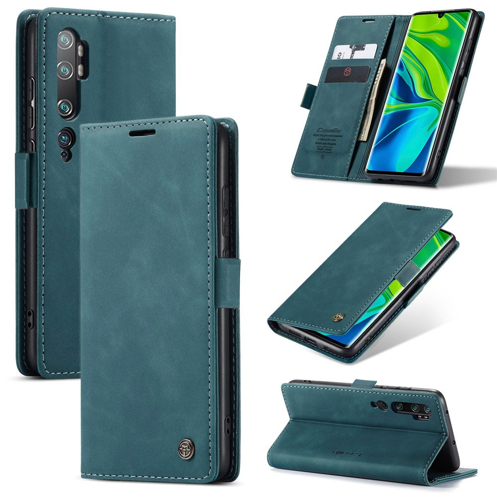 CASEME 013 Series Auto-absorbed Leather Wallet Case for Xiaomi Mi CC9 Pro/Mi Note 10 Pro/Mi Note 10