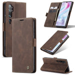 CASEME 013 Series Auto-absorbed Leather Wallet Case for Xiaomi Mi CC9 Pro/Mi Note 10 Pro/Mi Note 10