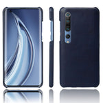 Crazy Horse PU Leather Coated Hard PC Case Phone Shell for Xiaomi Mi 10 / 10 Pro