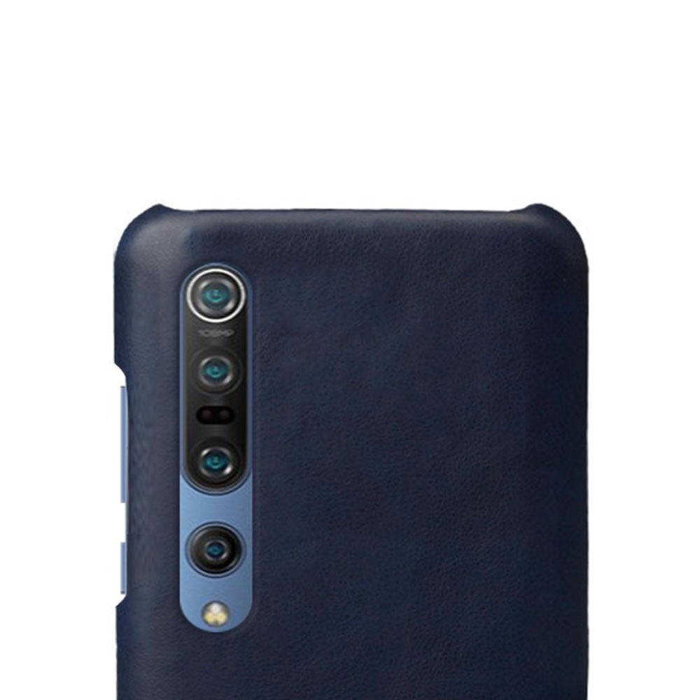 Crazy Horse PU Leather Coated Hard PC Case Phone Shell for Xiaomi Mi 10 / 10 Pro