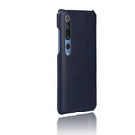Crazy Horse PU Leather Coated Hard PC Case Phone Shell for Xiaomi Mi 10 / 10 Pro