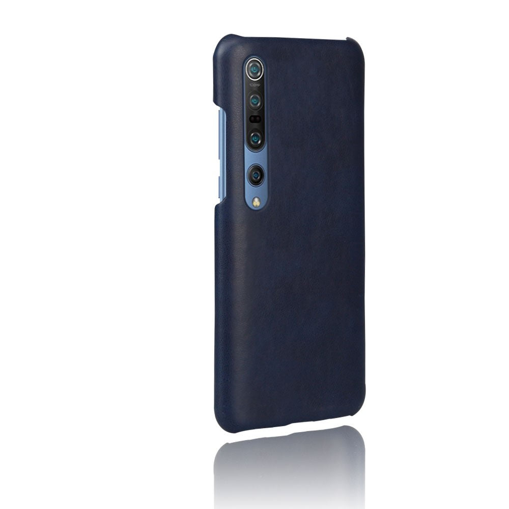 Crazy Horse PU Leather Coated Hard PC Case Phone Shell for Xiaomi Mi 10 / 10 Pro