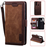 Splicing Style Wallet Stand Leather Case Cover for Xiaomi Redmi Note 8