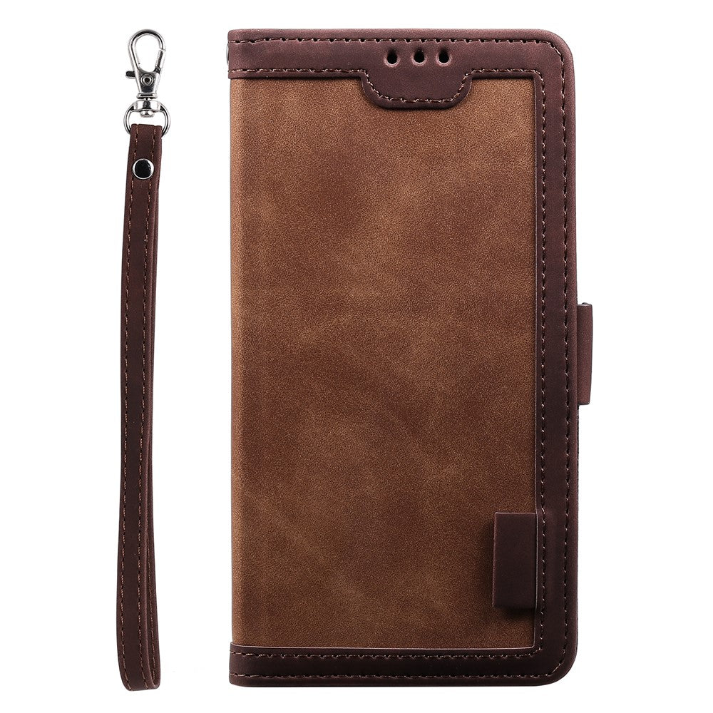 Vintage Splicing Style Wallet Stand Leather Phone Cover for Xiaomi Redmi Note 8 Pro