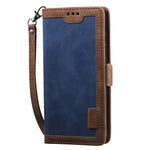 Vintage Splicing Style Wallet Stand Leather Phone Cover for Xiaomi Redmi Note 8T