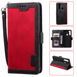 Vintage Splicing Style Wallet Stand Leather Phone Cover for Xiaomi Redmi Note 8T