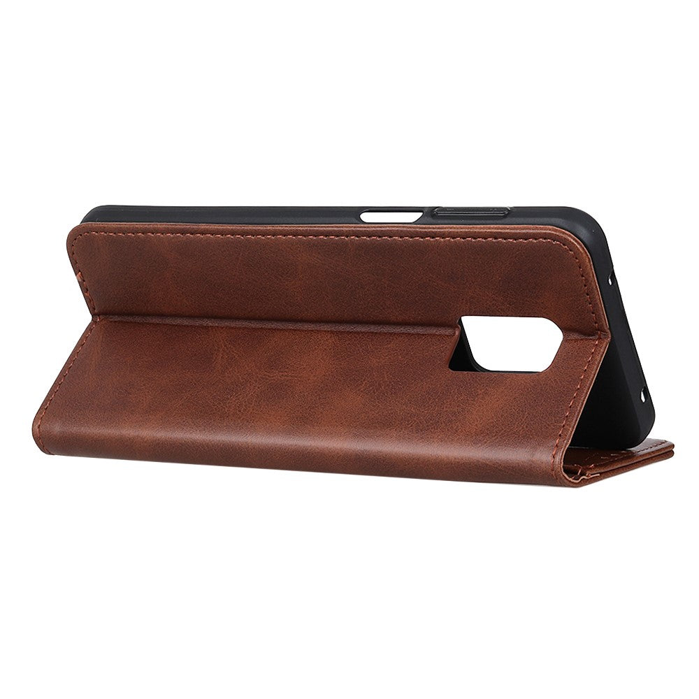 Auto-absorbed Split Leather Wallet Special Case for Xiaomi Poco M2 Pro/Redmi Note 9 Pro