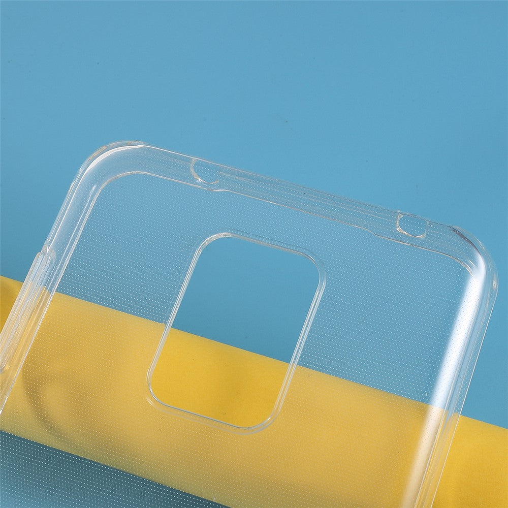 10PCS/Bag Clear TPU Protection Phone Cover with Non-slip Inner for Xiaomi Redmi Note 9 Pro
