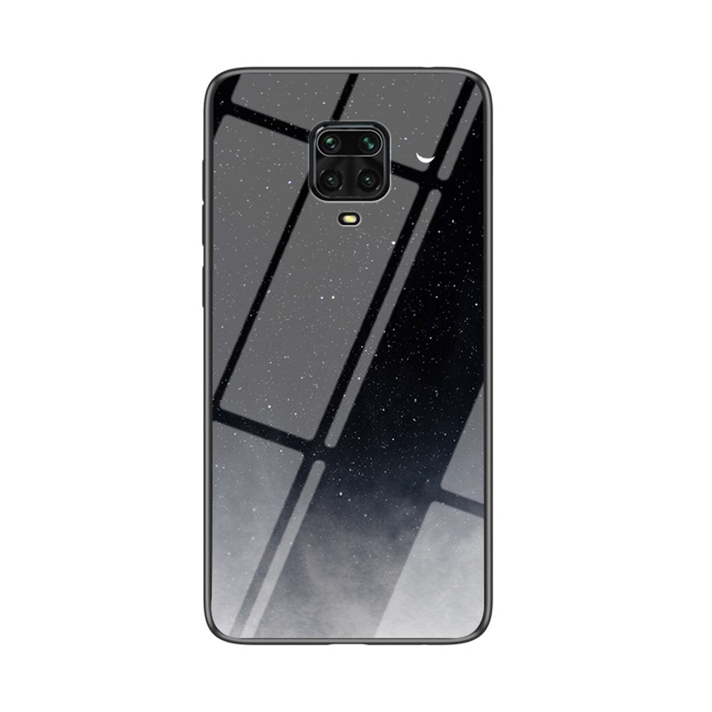 Starry Sky Tempered Glass + PC + TPU Hybrid Shell for Xiaomi Redmi Note 9S