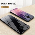 Starry Sky Tempered Glass + PC + TPU Hybrid Shell for Xiaomi Redmi Note 9S