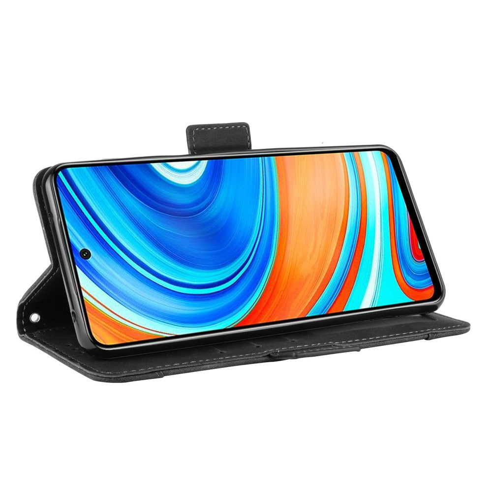 With Wallet Stand Design Anti-Drop Leather Phone Case for Xiaomi Redmi Note 9S/Redmi Note 9 Pro/Redmi Note 9 Pro Max