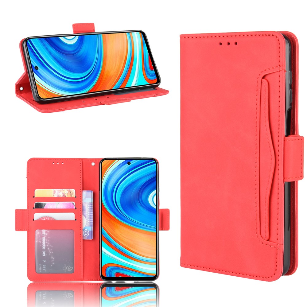 With Wallet Stand Design Anti-Drop Leather Phone Case for Xiaomi Redmi Note 9S/Redmi Note 9 Pro/Redmi Note 9 Pro Max