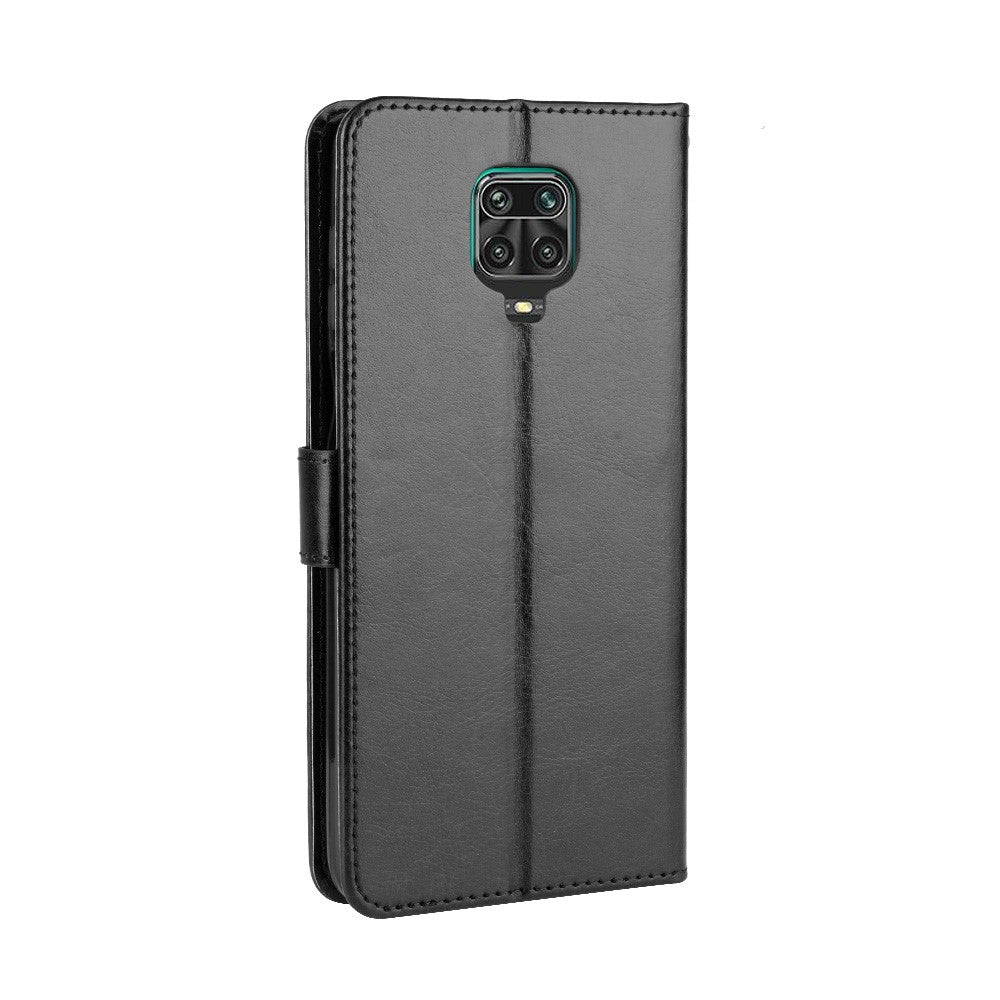 Crazy Horse Surface Leather Phone Case for Xiaomi Redmi Note 9S/Redmi Note 9 Pro/Redmi Note 9 Pro Max