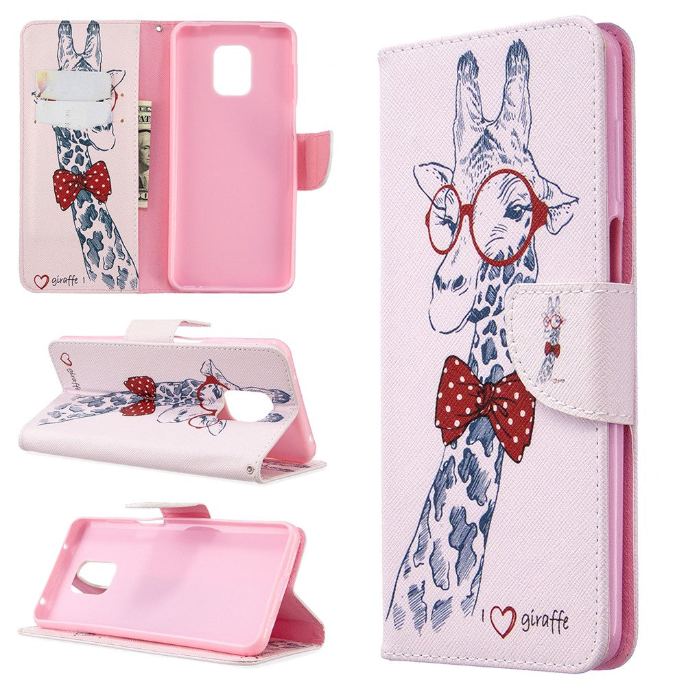 Pattern Printing Leather Wallet Protective Case for Xiaomi Redmi Note 9 Pro Max/Note 9 Pro/Note 9S
