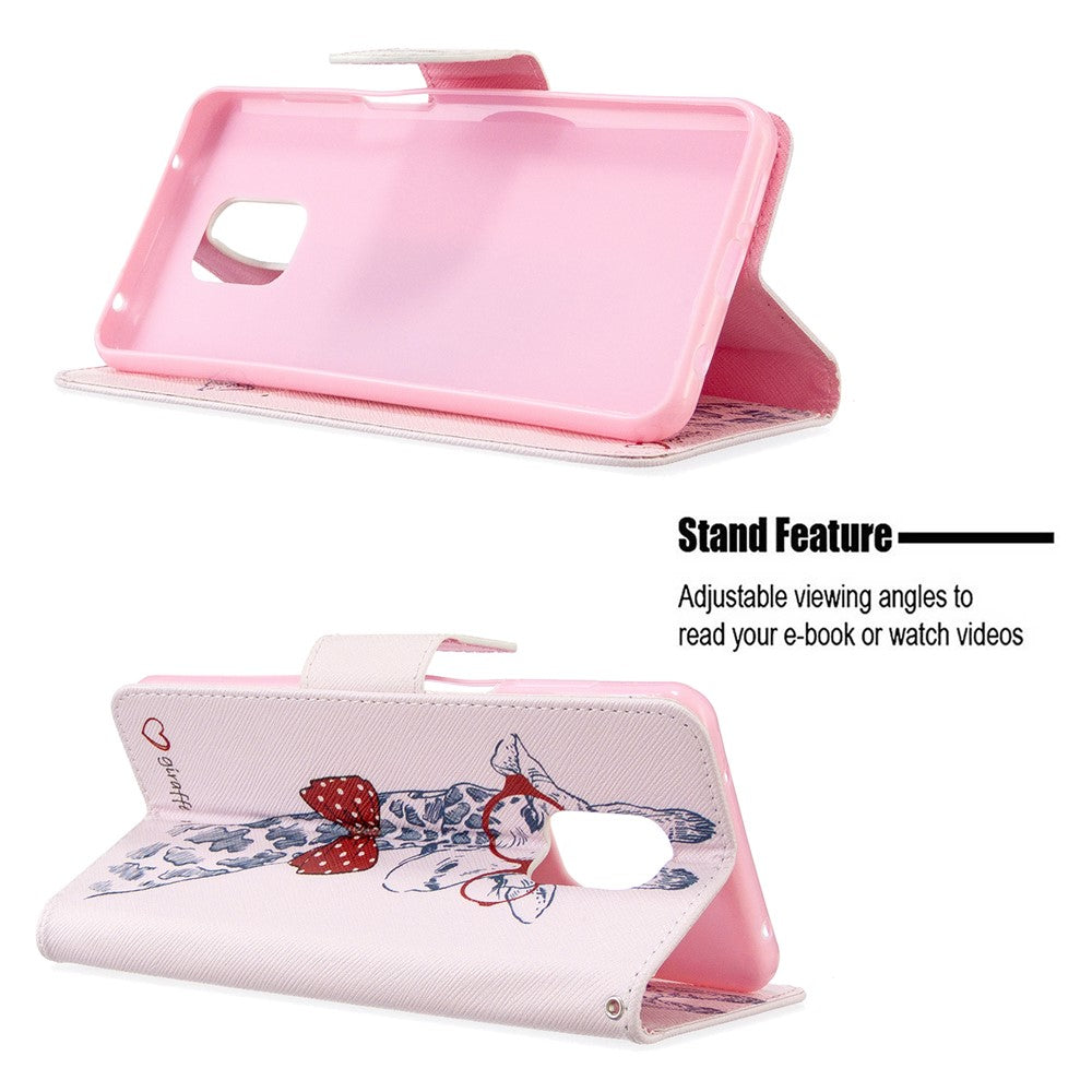 Pattern Printing Leather Wallet Protective Case for Xiaomi Redmi Note 9 Pro Max/Note 9 Pro/Note 9S