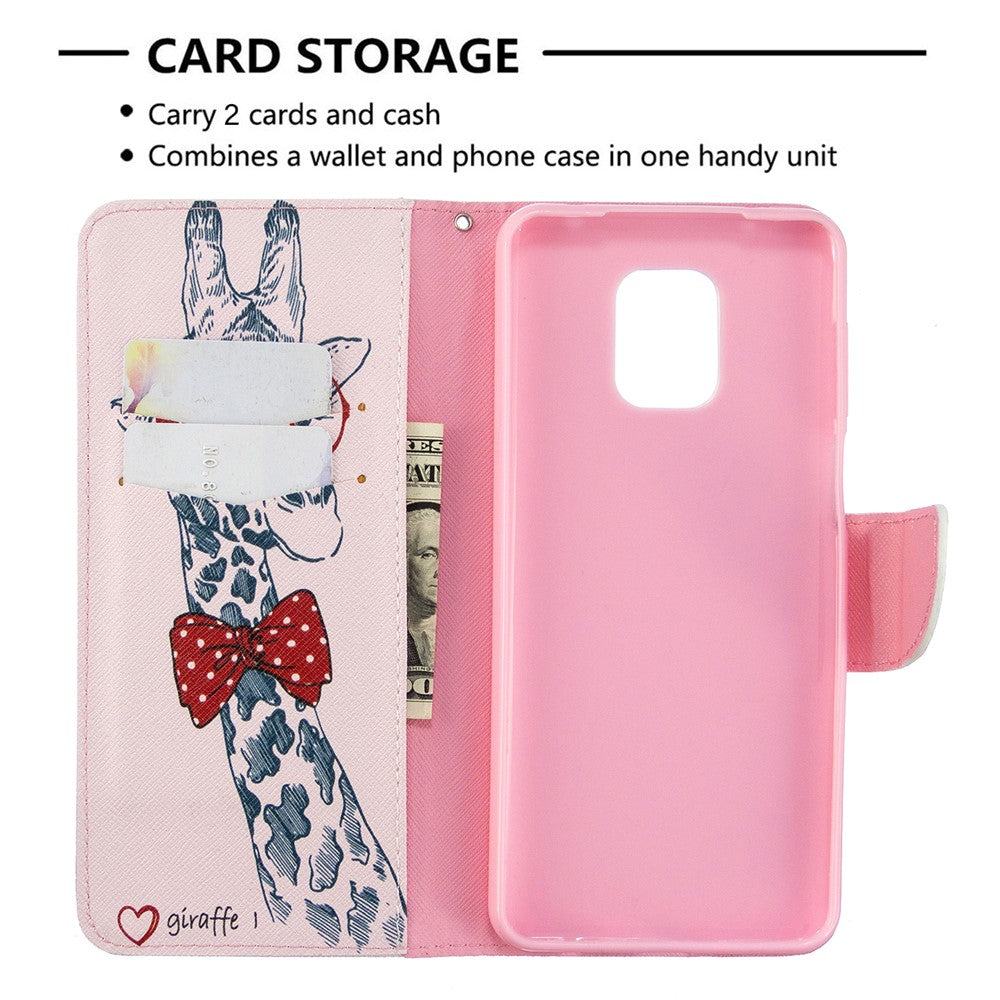 Pattern Printing Leather Wallet Protective Case for Xiaomi Redmi Note 9 Pro Max/Note 9 Pro/Note 9S