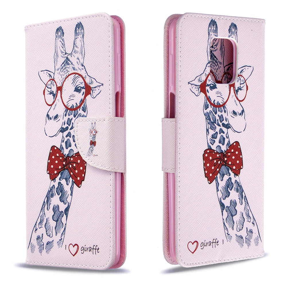 Pattern Printing Leather Wallet Protective Case for Xiaomi Redmi Note 9 Pro Max/Note 9 Pro/Note 9S