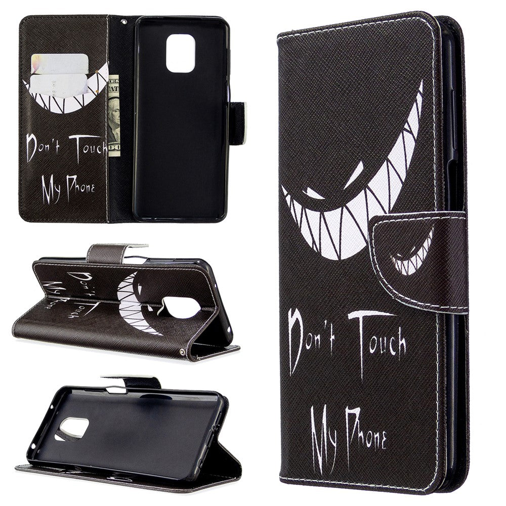 Pattern Printing Leather Wallet Protective Case for Xiaomi Redmi Note 9 Pro Max/Note 9 Pro/Note 9S