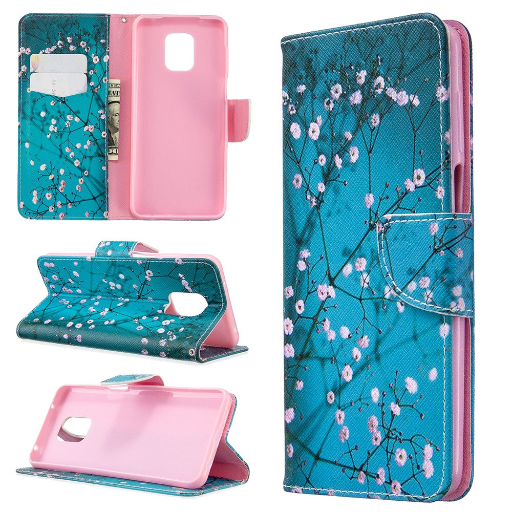 Pattern Printing Leather Wallet Protective Case for Xiaomi Redmi Note 9 Pro Max/Note 9 Pro/Note 9S
