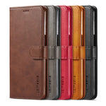 LC.IMEEKE Leather Wallet Case for Xiaomi Redmi Note 9 Pro/Note 9 Pro Max/Note 9S