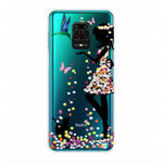 Pattern Printing IMD TPU Clear Phone Cover for Xiaomi Poco M2 Pro/Redmi Note 9 Pro Max/Note 9 Pro/Note 9S