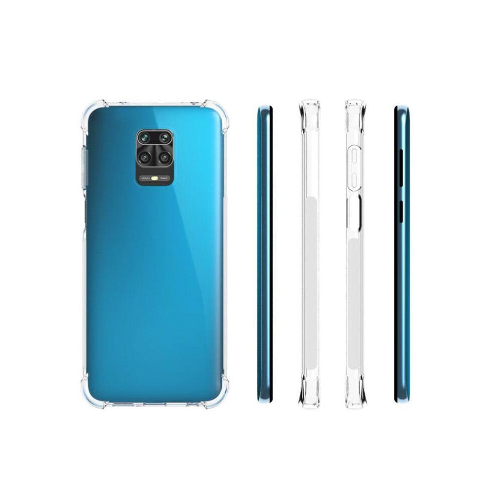 Transparent Shockproof Anti-slip TPU Phone Case for Xiaomi Poco M2 Pro/Redmi Note 9 Pro Max/Note 9 Pro/Note 9S